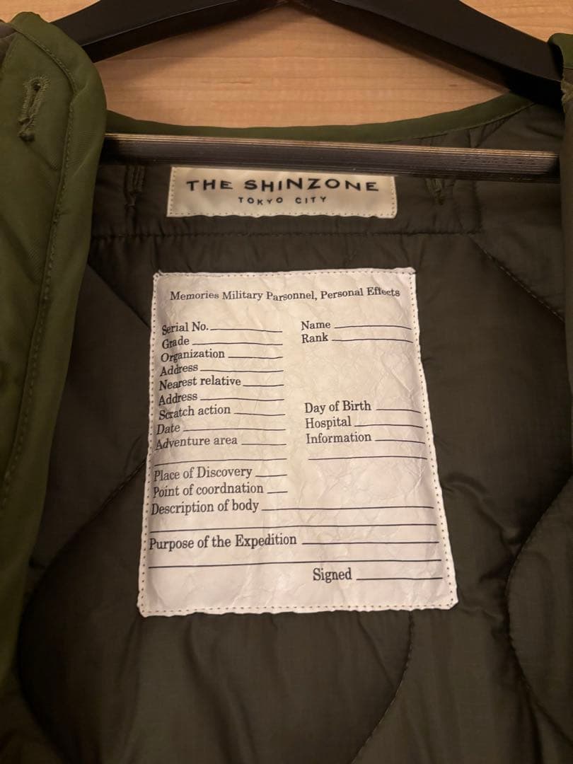 shinzone フィールドパーカー