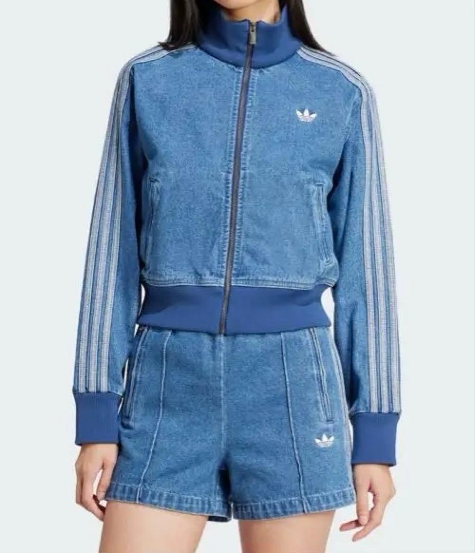 adidas アディダス　アディカラー デニム トラックトップ