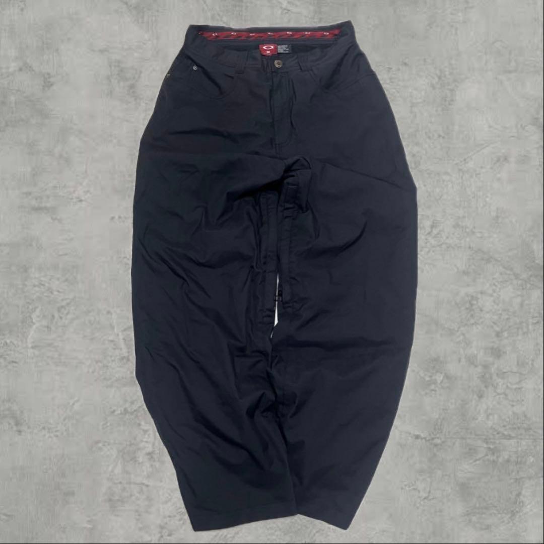OAKLEY 00s ソフトシェル テックパンツ カーゴパンツ Mサイズ　美品