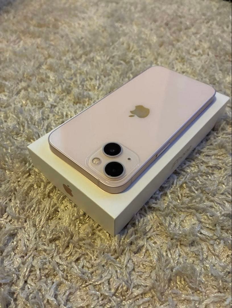 美品 iPhone13 128gb ピンク