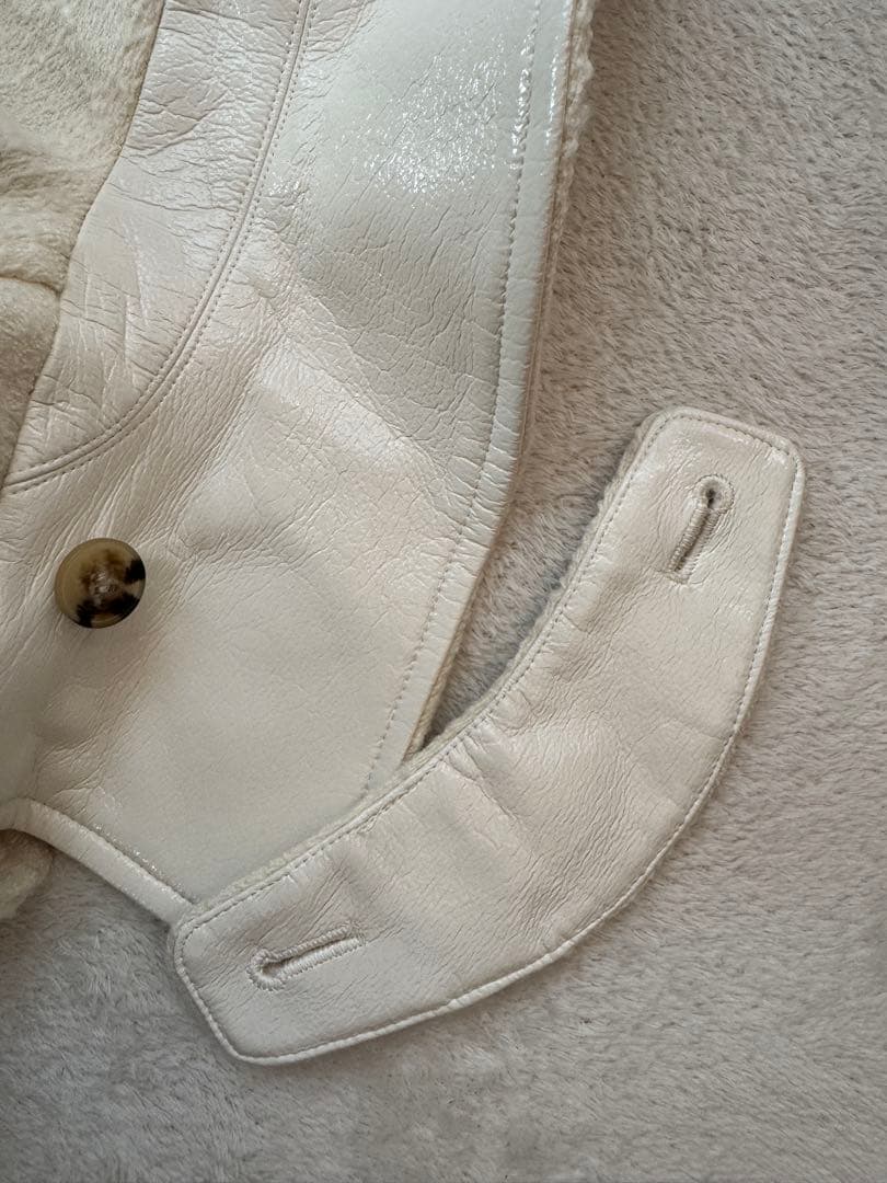 スタニングルアー　アイボリー ループツイードブルゾン