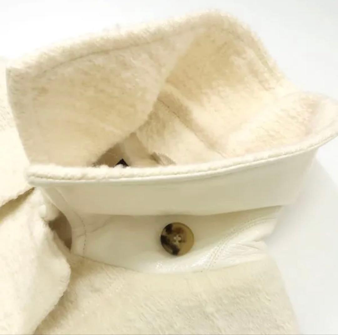 スタニングルアー　アイボリー ループツイードブルゾン