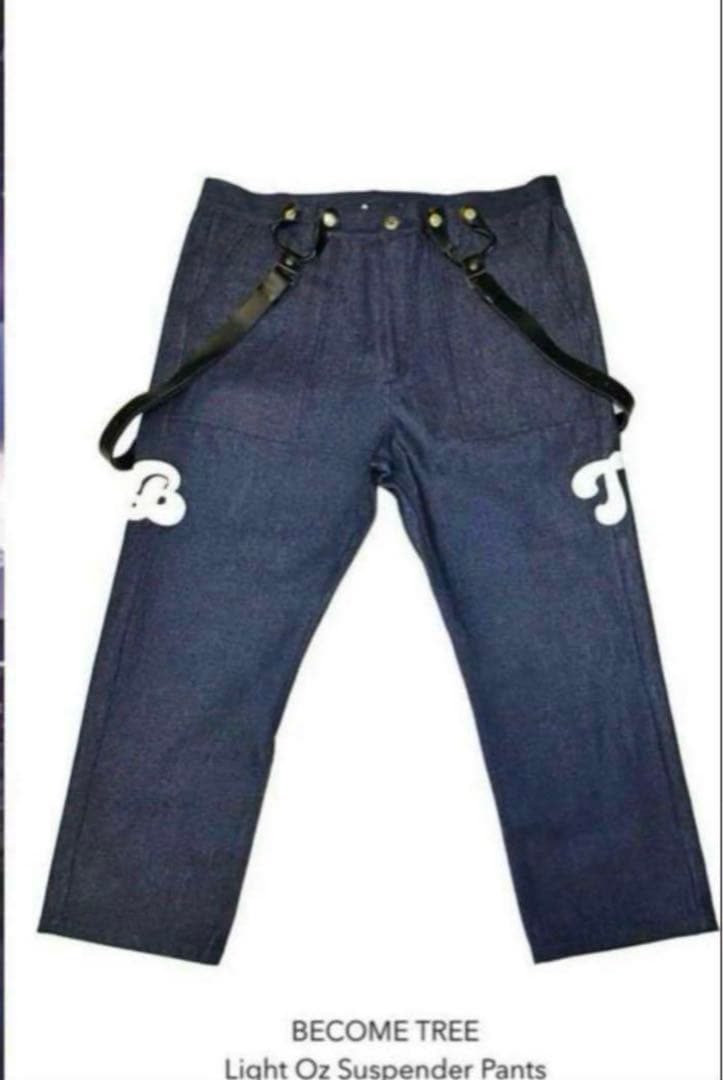 takuya∞ 着用　BECOME TREE サスペンダーデニムパンツ