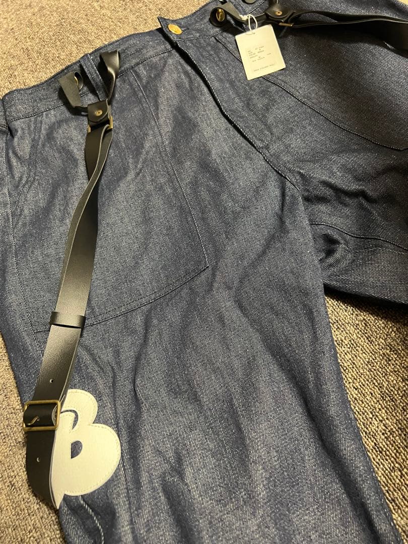 takuya∞ 着用　BECOME TREE サスペンダーデニムパンツ