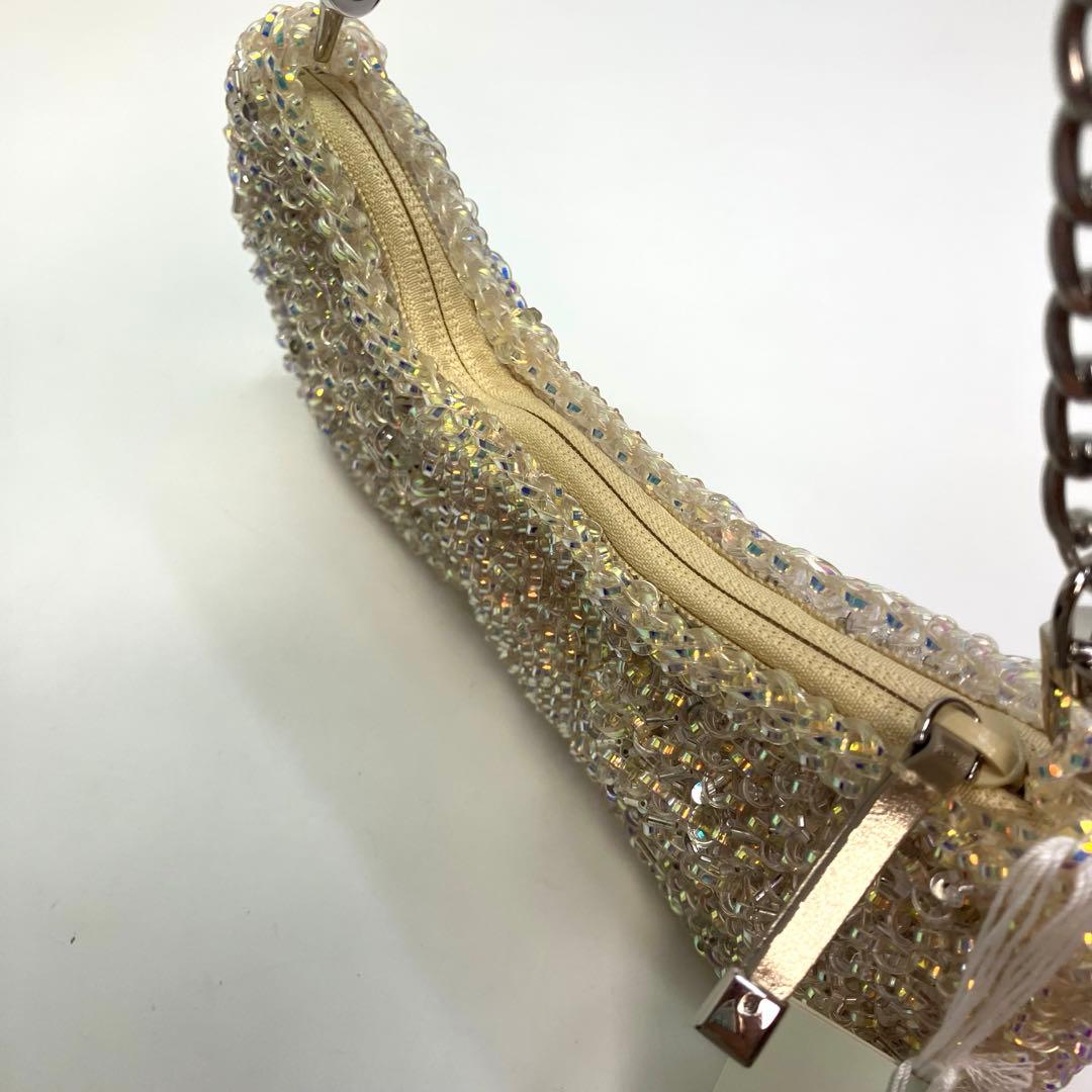 【極美品】アンテプリマ ワイヤーバッグ チェーン ショルダーバッグ リボン