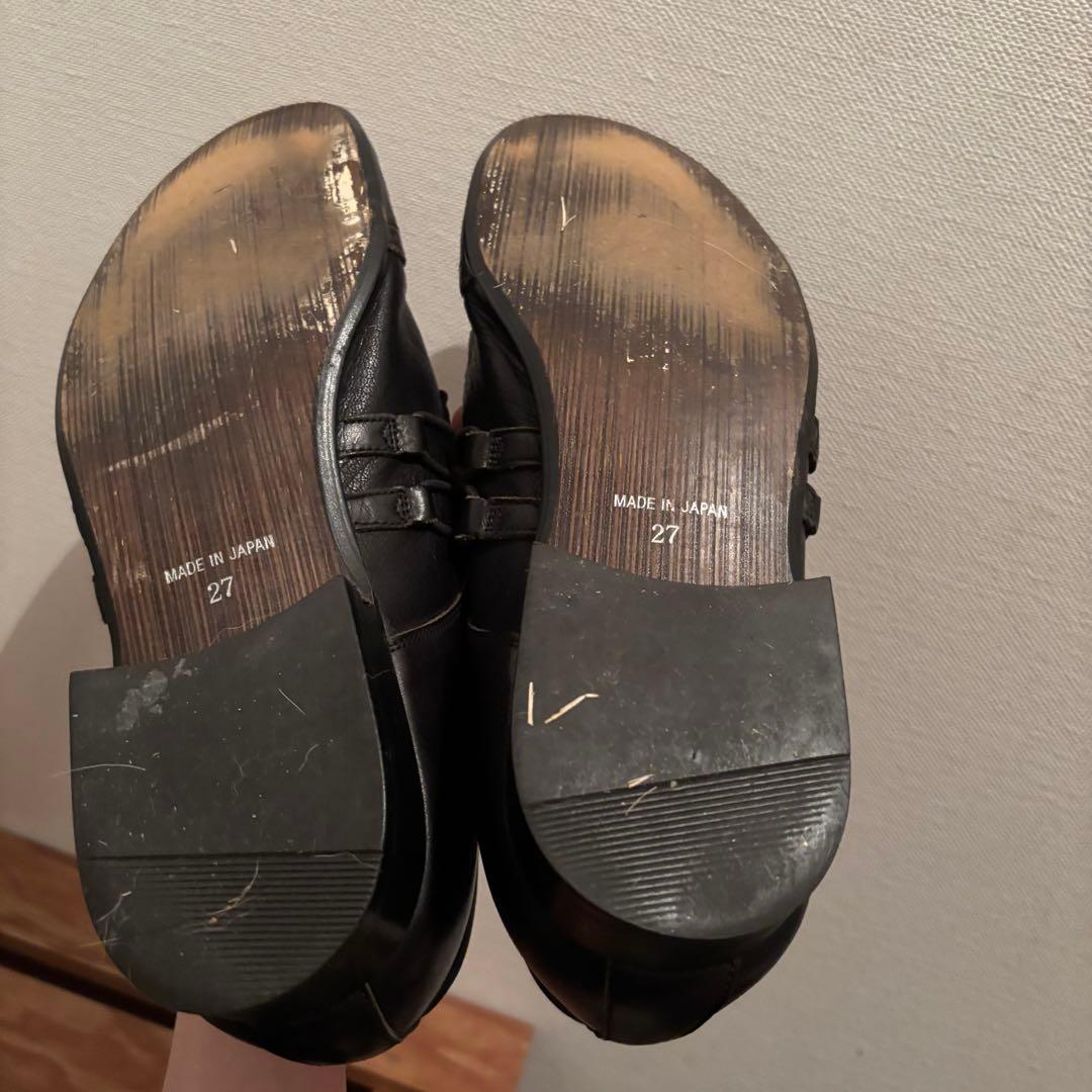 靴 2000s archive design leather shoes