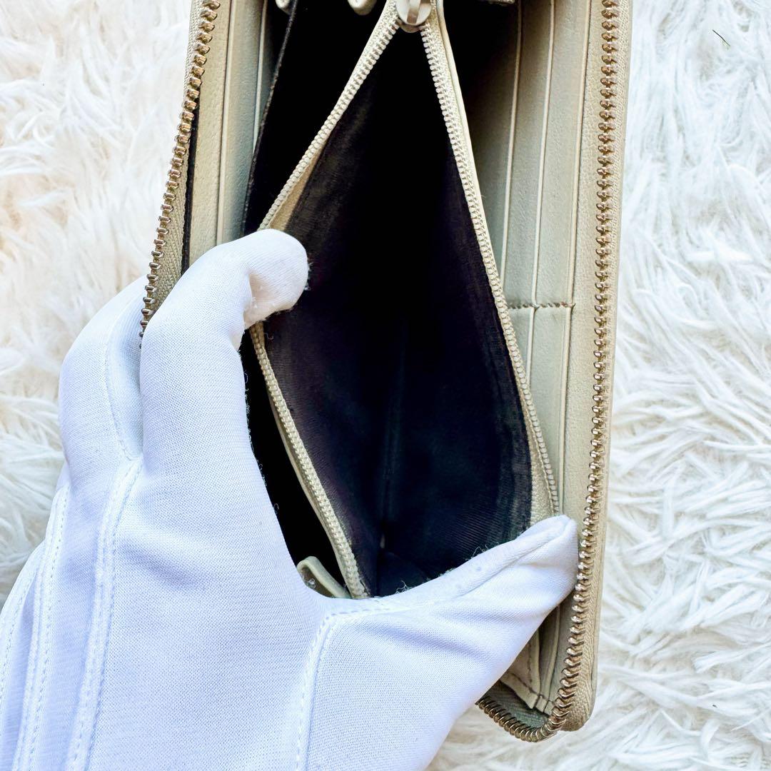 グッチ 長財布 ラウンドファスナー インターロッキング GG ハート チャーム