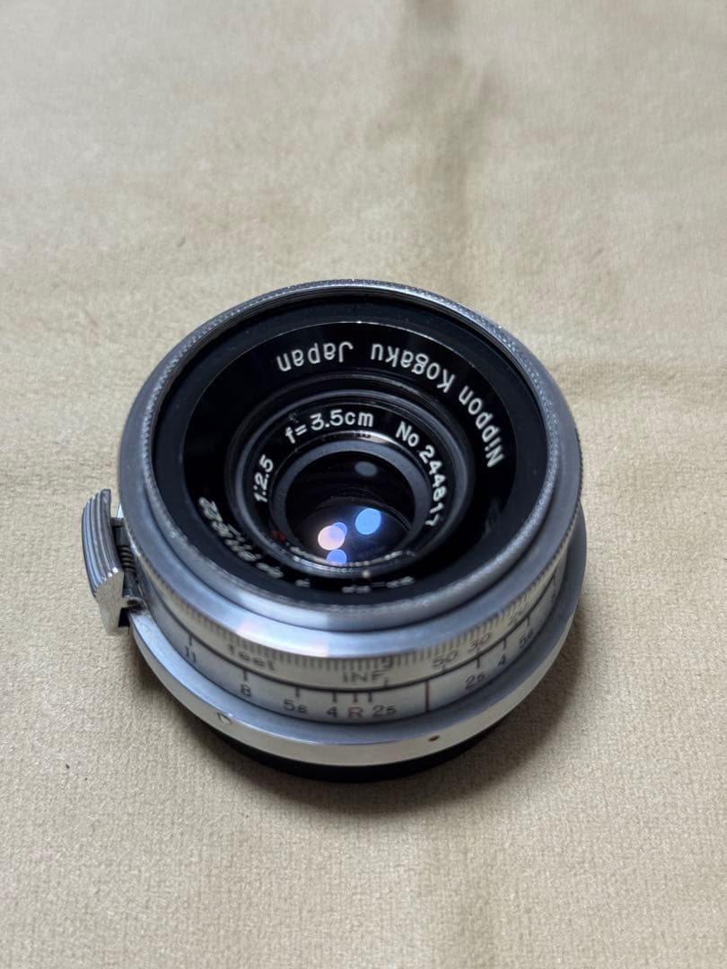 Nikon W-NIKKOR.C 35mm F2.5＊Sマウント＊3.5cm