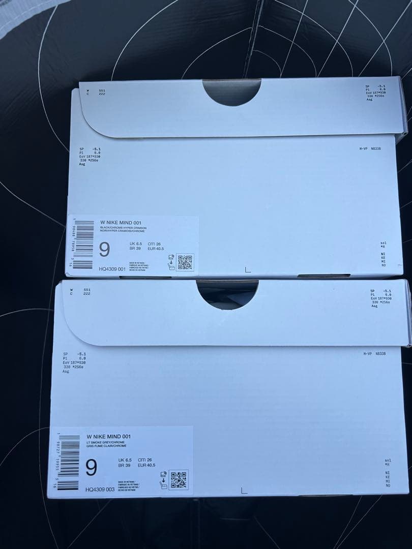 26cm Nike Mind 001 Mules wms ライトグレー