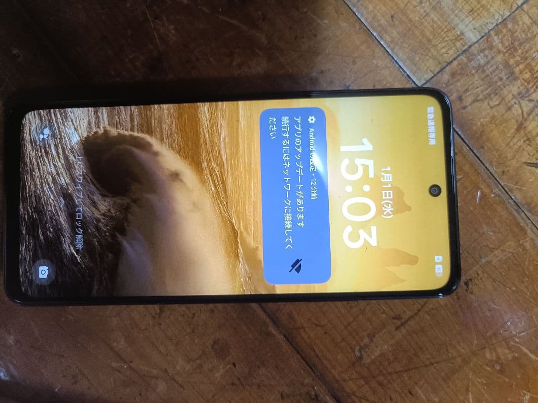 OPPO A3 5G 128GB 本体　液晶に白い線あり。