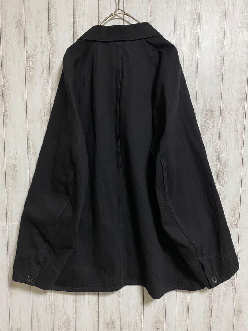 COMOLI デニムワークジャケット サイズ2 ブラック 22SS