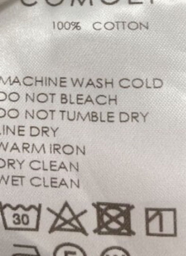 COMOLI デニムワークジャケット サイズ2 ブラック 22SS