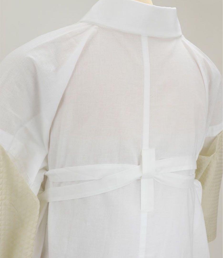 【チップコロン様追加購入分】衿秀 き楽っく長襦袢【涼】 絽替衿 Ｌ/替袖　絽