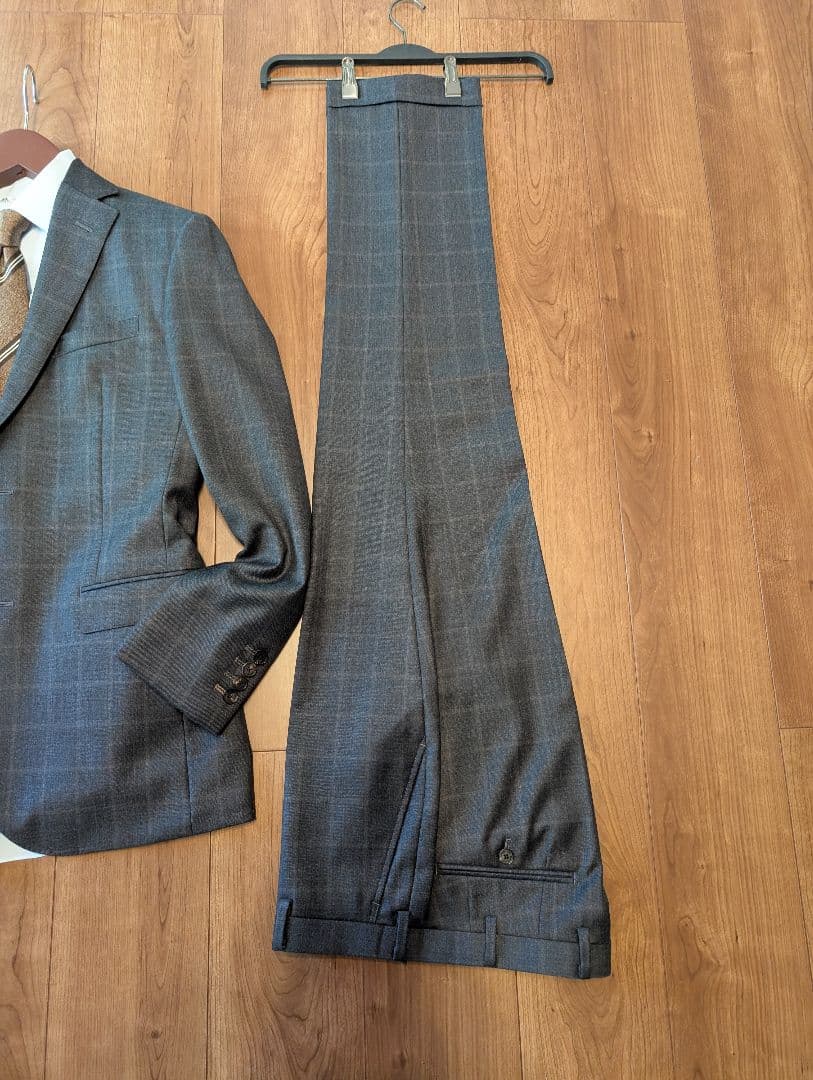 【極美品】ブラックレーベル・クレストブリッジ スーツ 40R Zegna