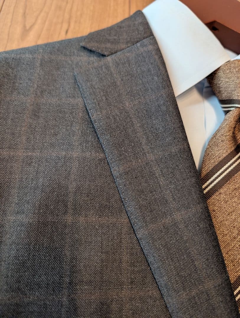 【極美品】ブラックレーベル・クレストブリッジ スーツ 40R Zegna