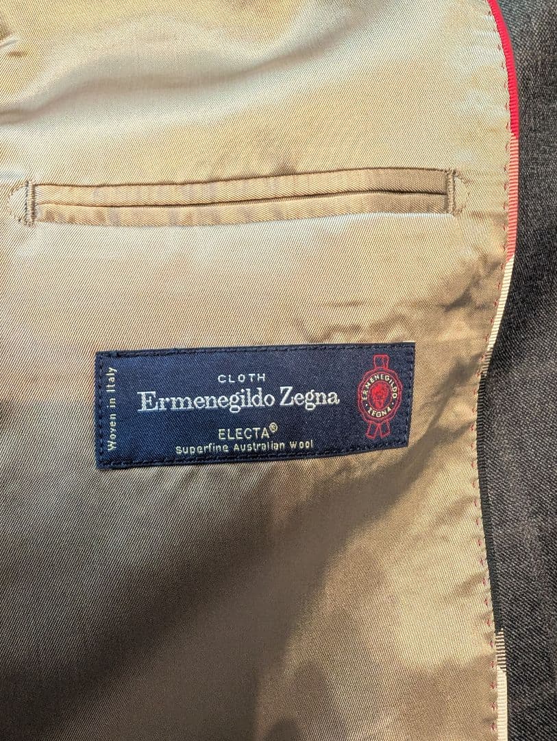 【極美品】ブラックレーベル・クレストブリッジ スーツ 40R Zegna