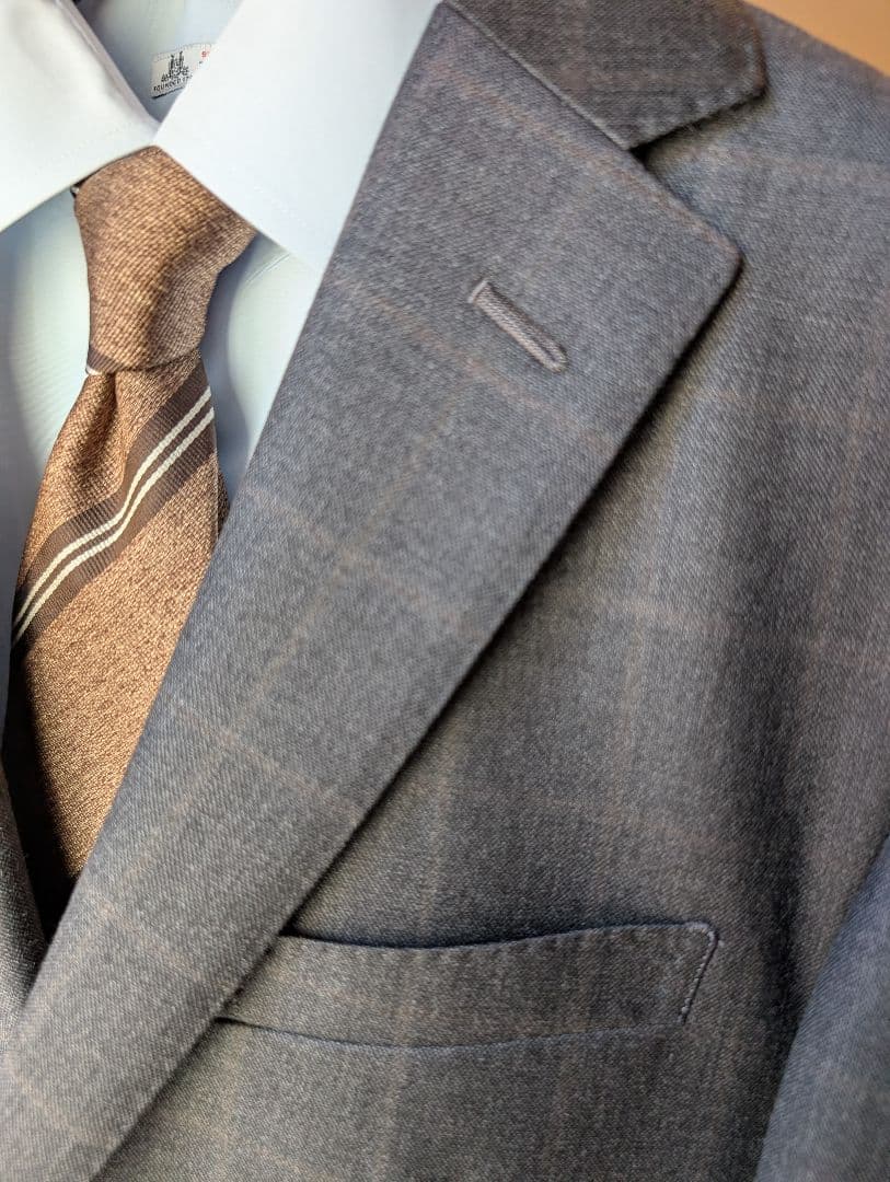 【極美品】ブラックレーベル・クレストブリッジ スーツ 40R Zegna