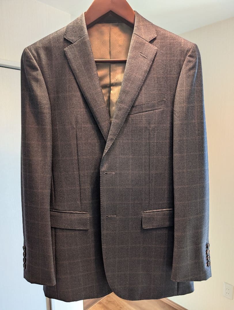【極美品】ブラックレーベル・クレストブリッジ スーツ 40R Zegna