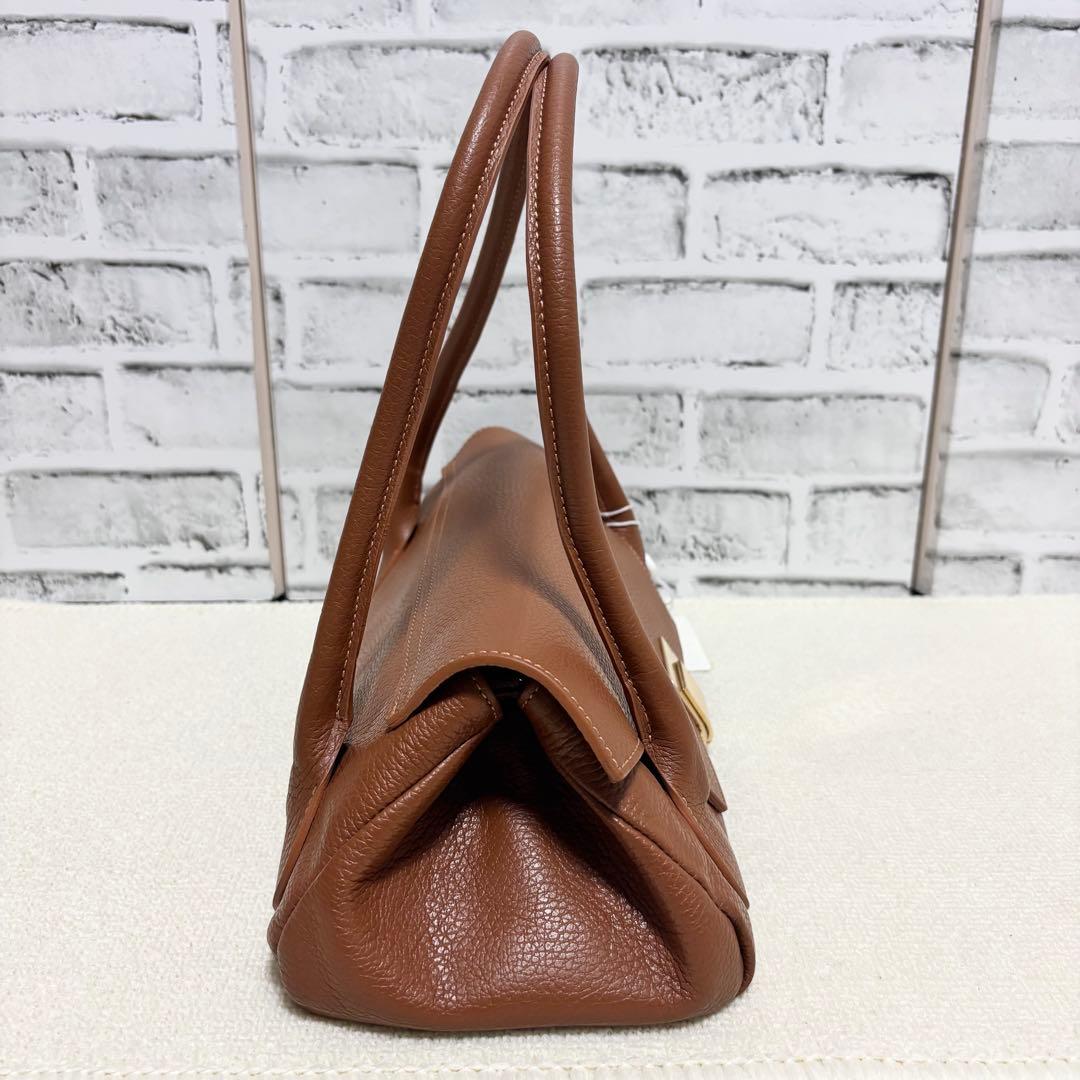 AULENTTI オウレンティ ハンドバッグ 2WAY ショルダーバッグ 茶色