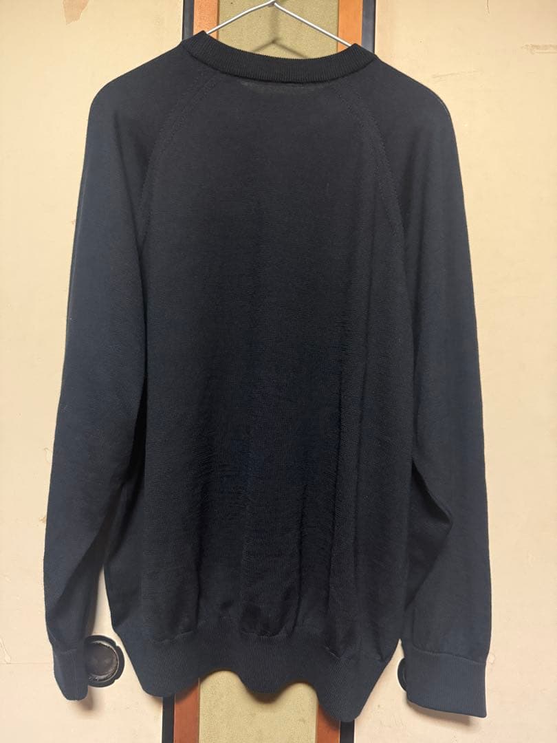 マ*ー様 ENNOY MERINO WOOL SWEATER (BLACK)【X