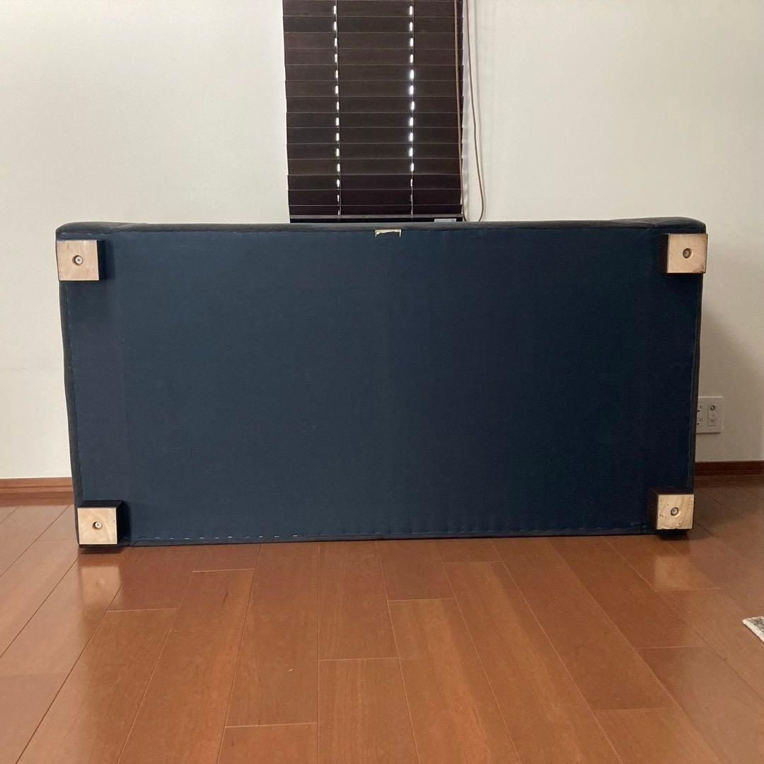 送料込　ソファ　2人掛　NOYES スウェード調ファブリック　チャコールグレー