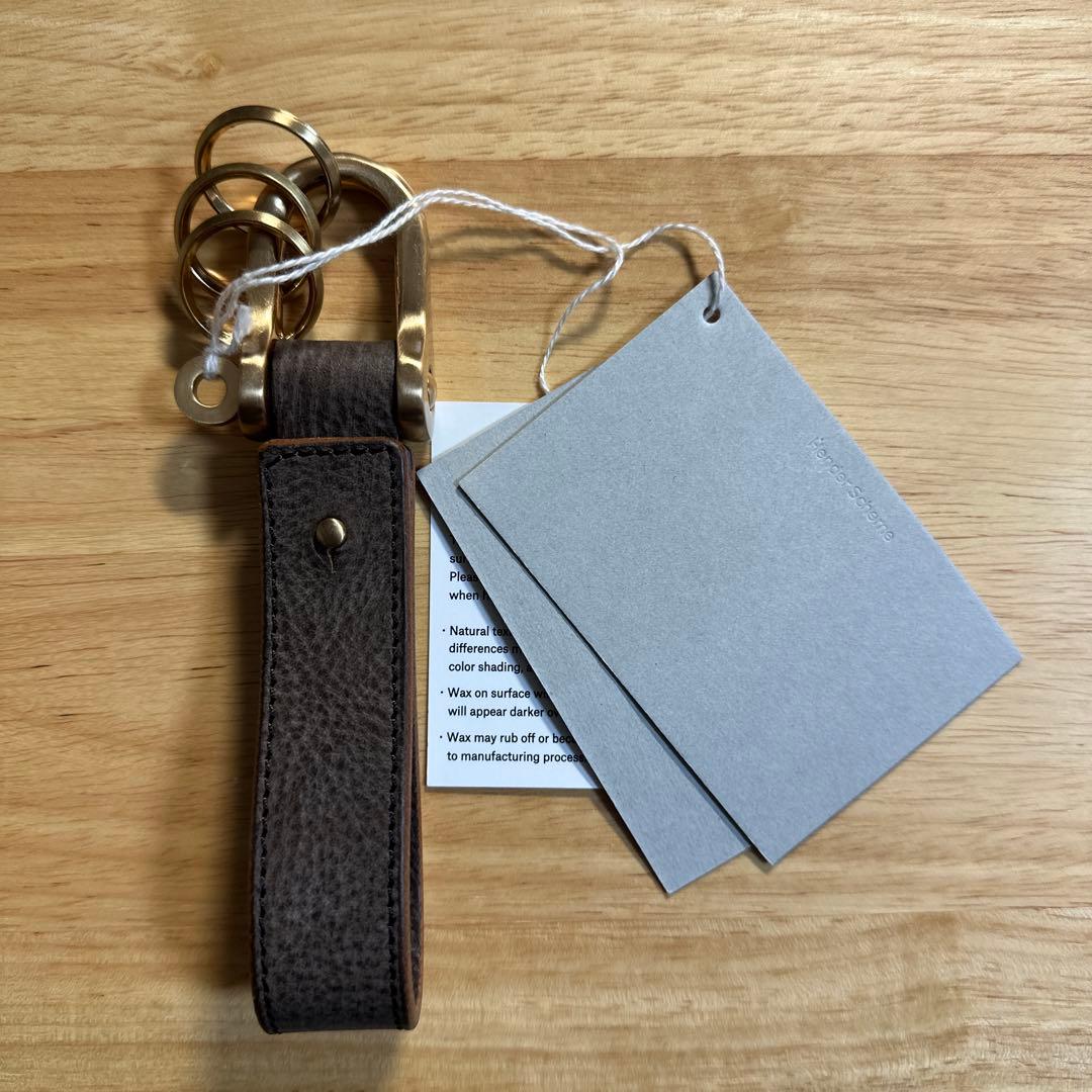 新品　未使用品　Hender Scheme key shackle choco