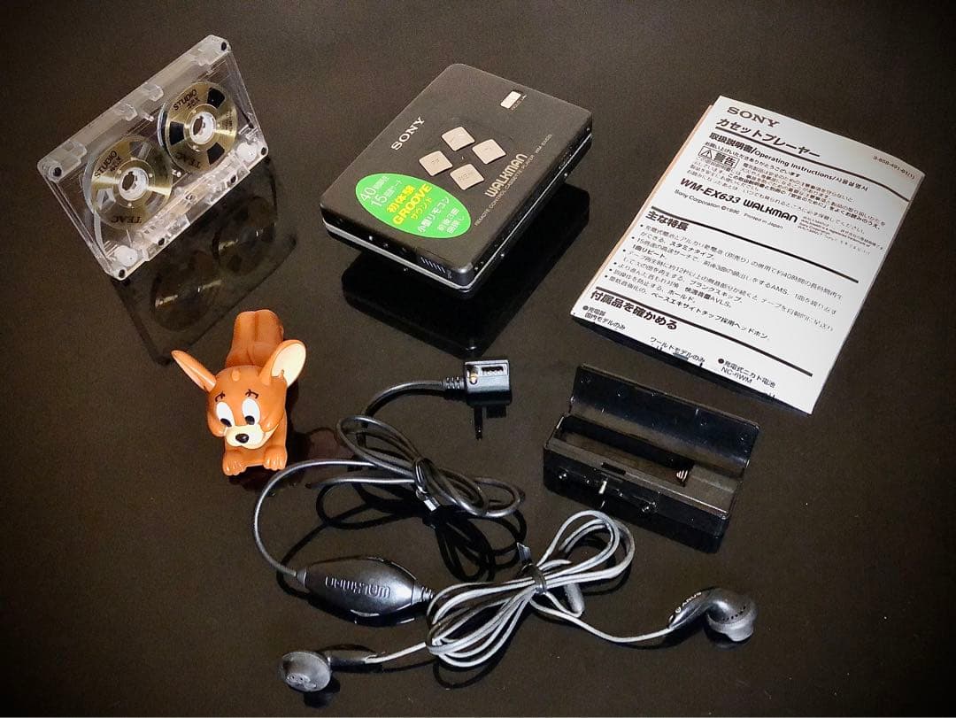 カセットウォークマン SONY WM-EX633 茶色　「整備済み、完動超美品」