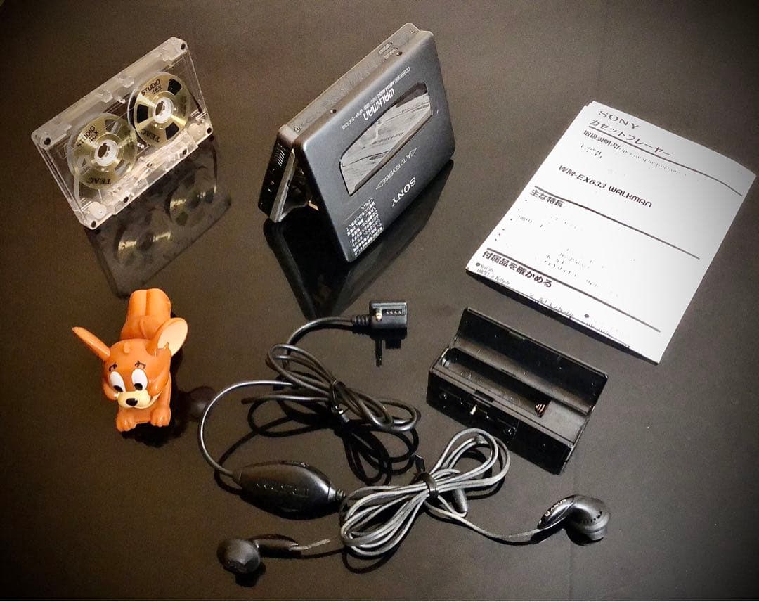 カセットウォークマン SONY WM-EX633 茶色　「整備済み、完動超美品」