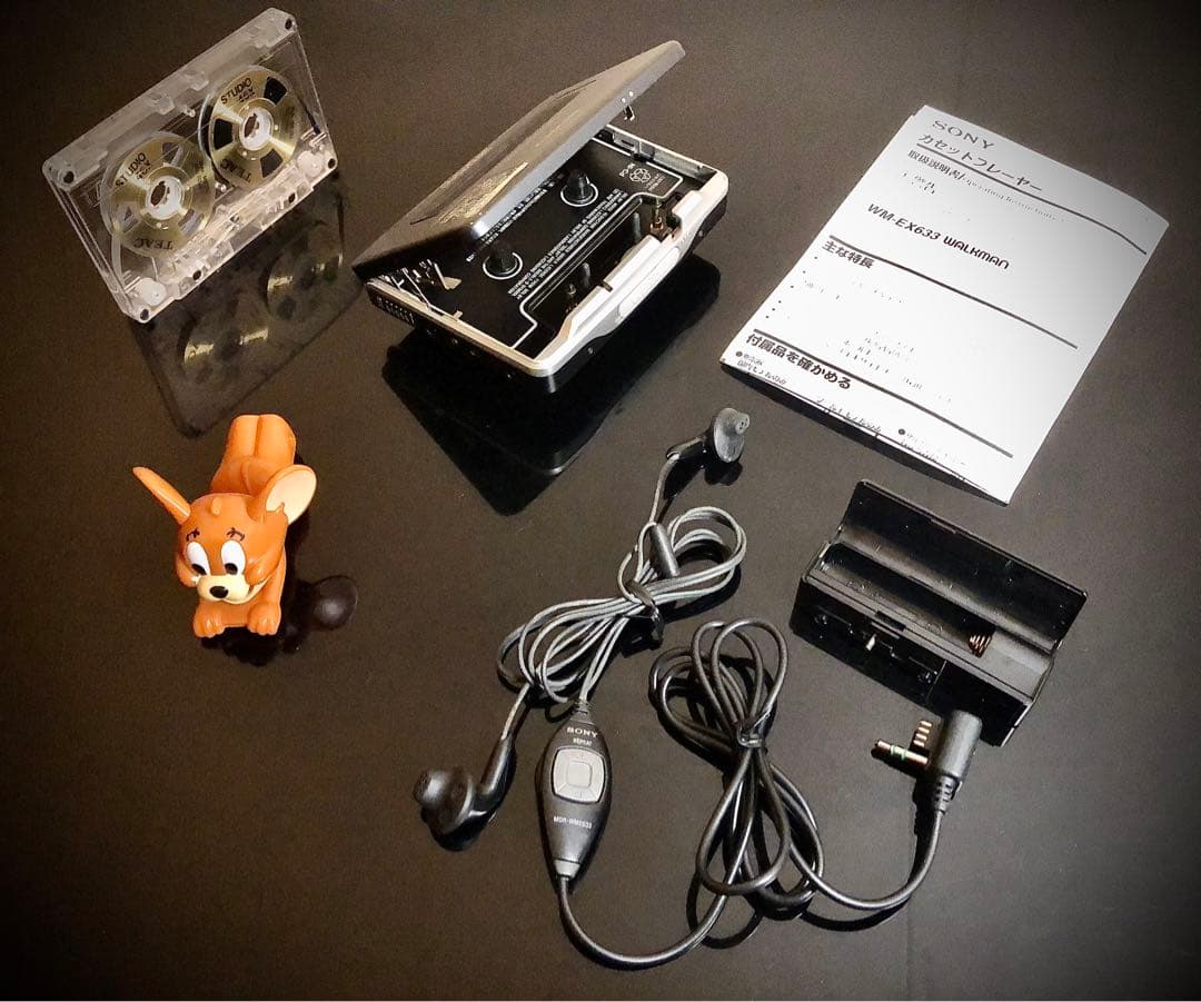 カセットウォークマン SONY WM-EX633 茶色　「整備済み、完動超美品」