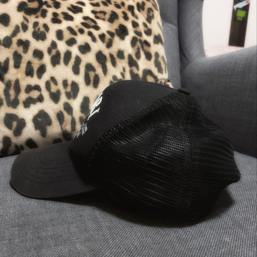 AMIRI アミリメッシュキャップ 刺繍ロゴ ブラック黒 ユニセックスサイズ