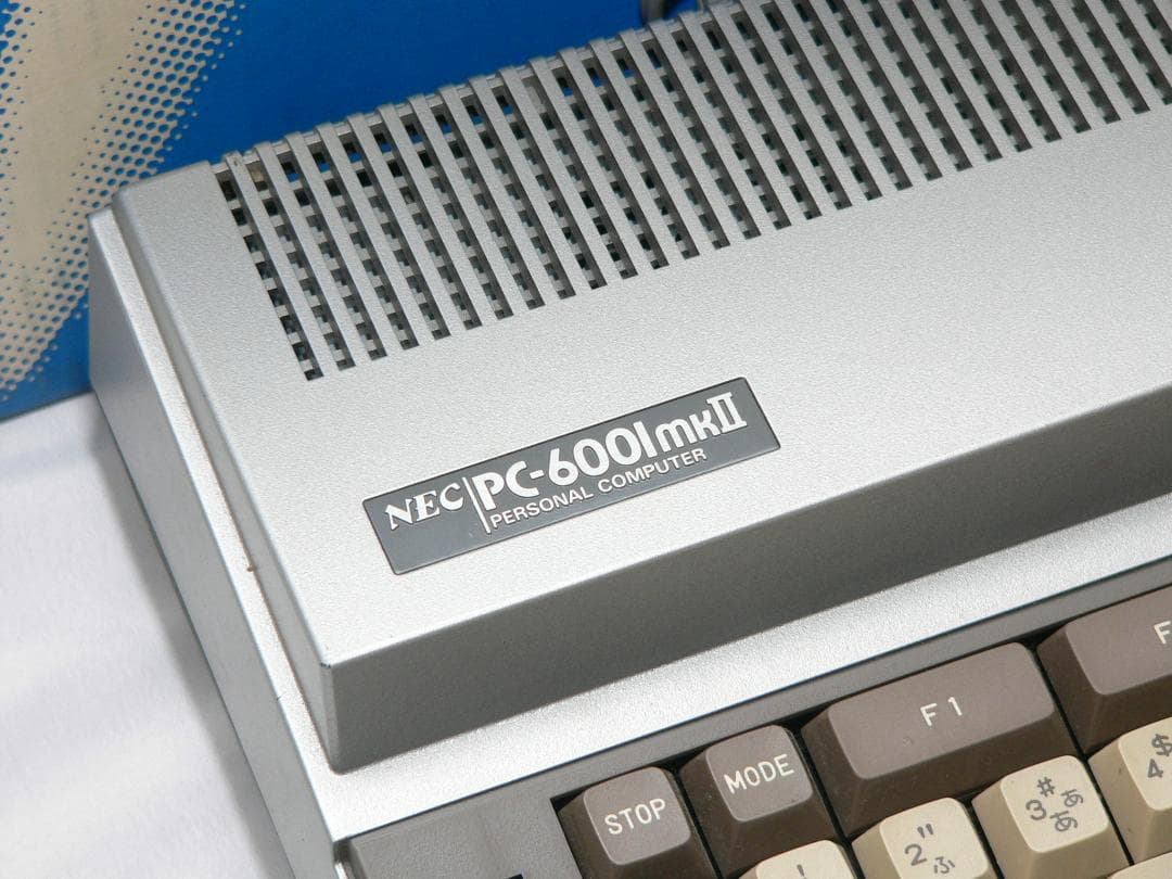 NEC PC-6001mkII 新しい電源 メカニカルスイッチ フルメンテナンス