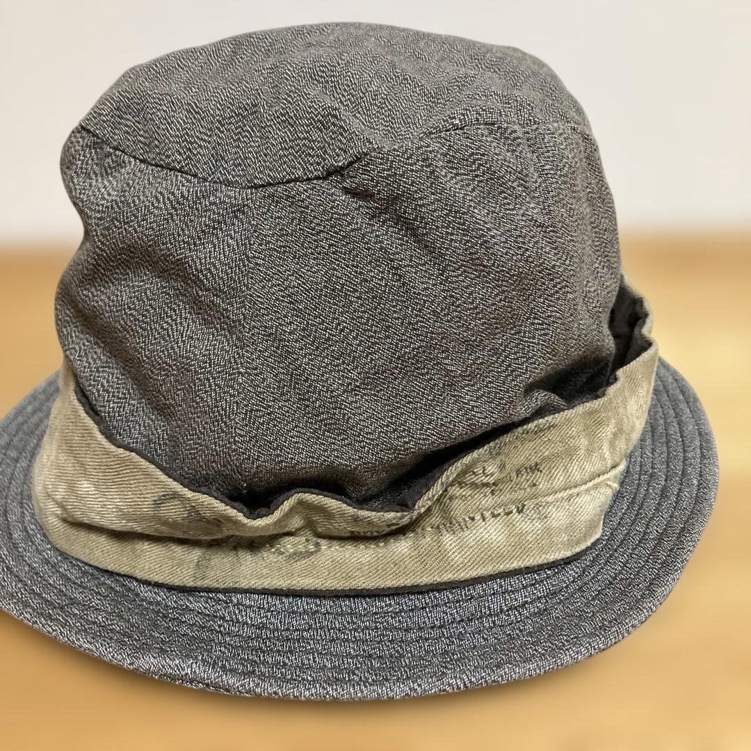 【KAPITAL】ヴィンテージ加工　ハット　size1