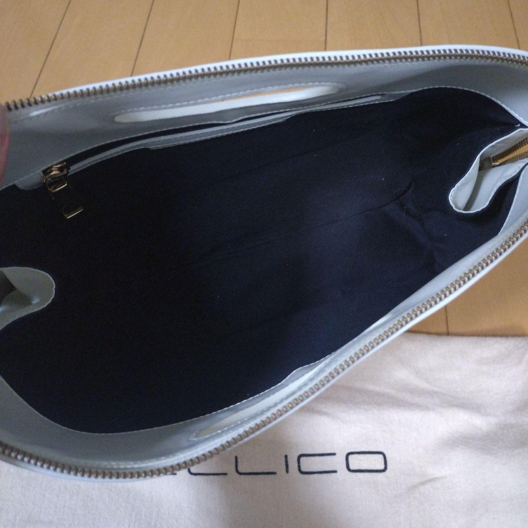 PELLICO　ペリーコ ラタン風ハンドバッグ　かごバッグ ホワイト