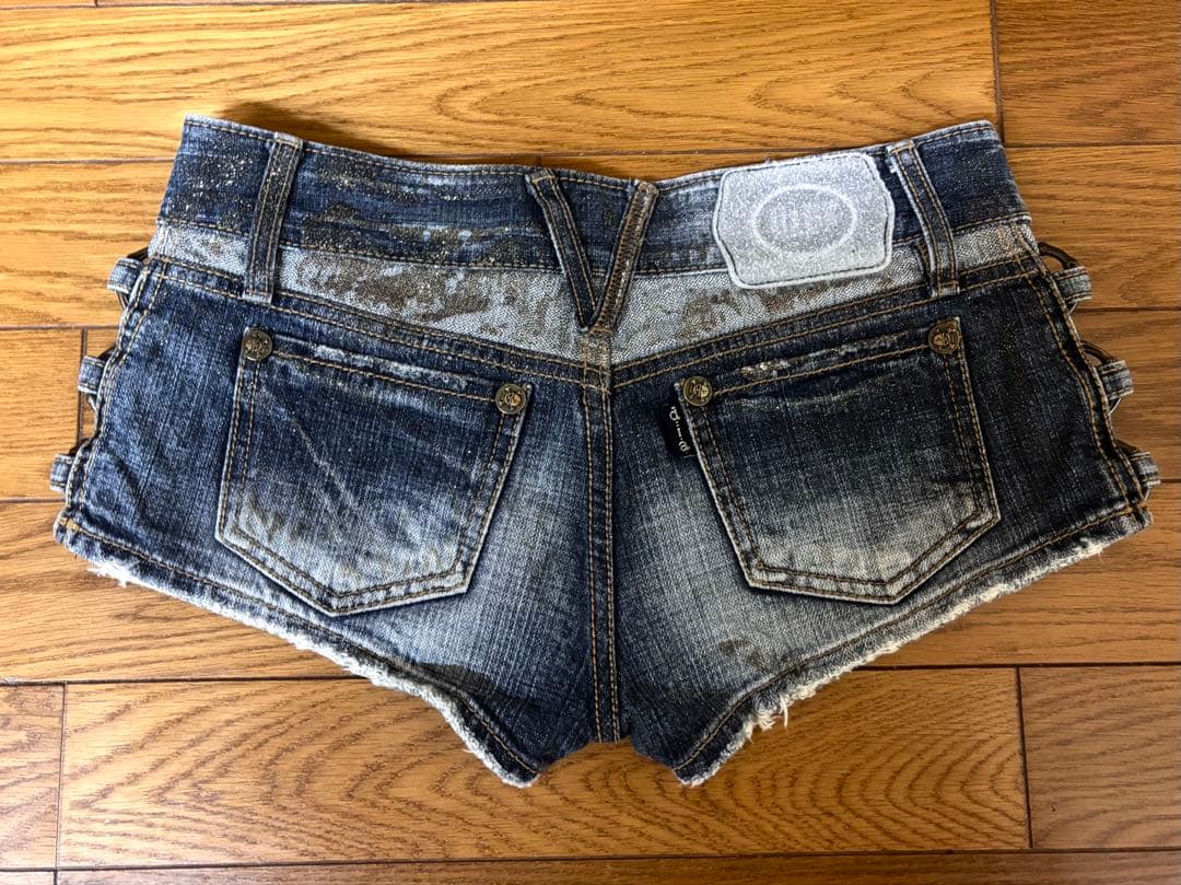 平成当時物 d.i.a. ダイヤ サイドリング デニム ショートパンツ