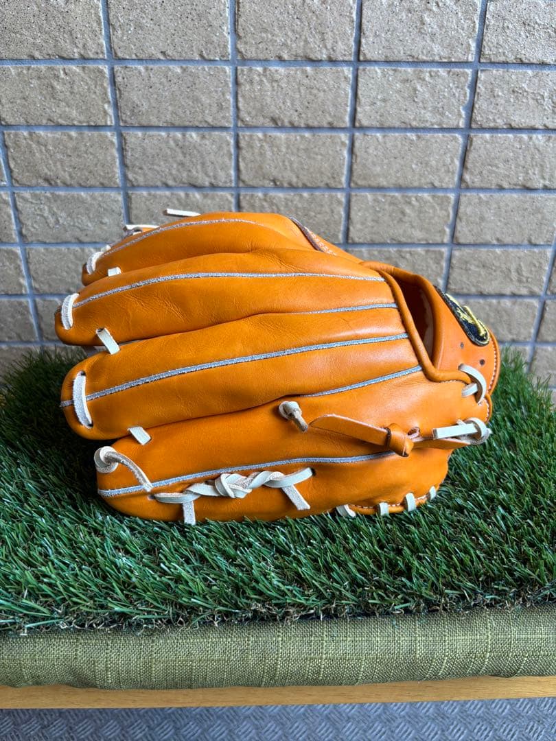 【週末値下げ】一富士　硬式グローブ オレンジ