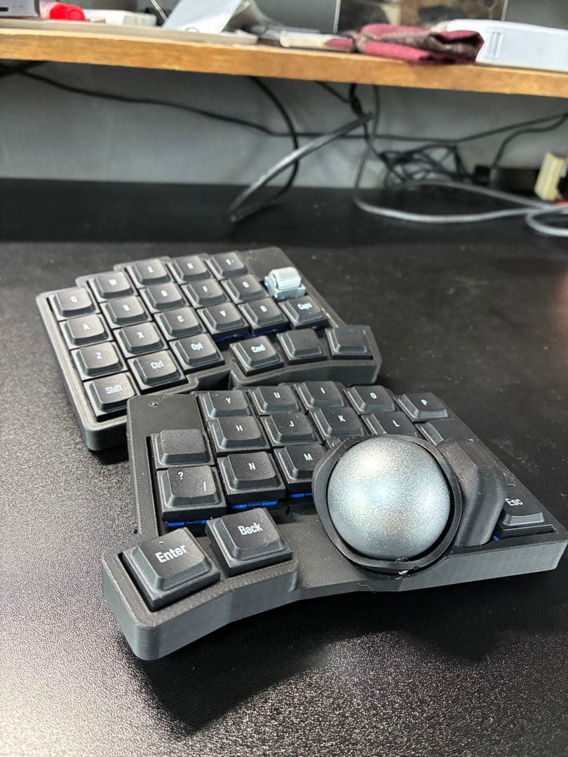 【ほぼ新品】Roba 豪華４点セットトラックボール付き分割型キーボード