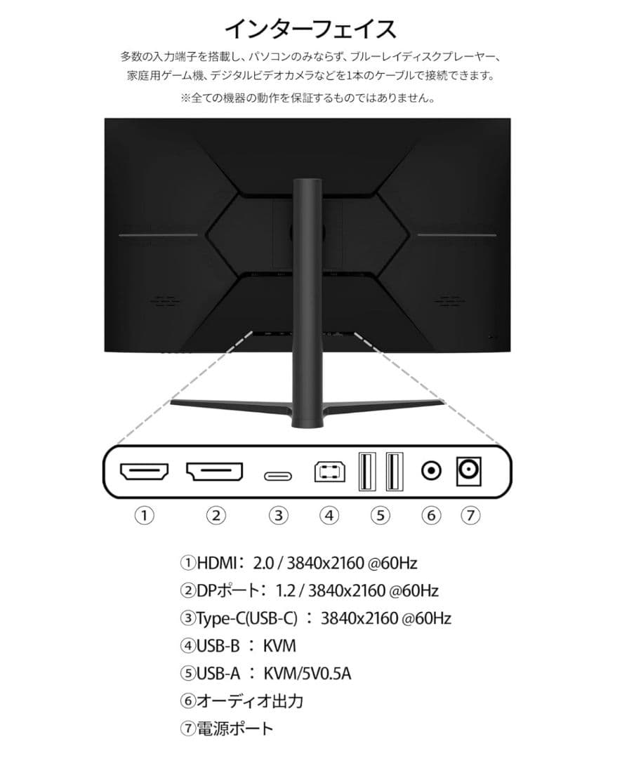 【美品】JAPANNEXT 31.5インチ 4Kモニター 4K【日本製】