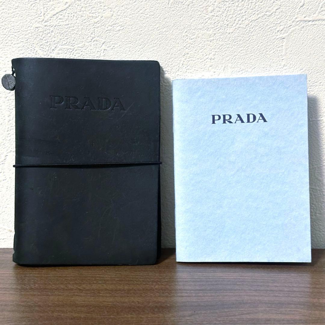 トラベラーズノート PRADA パスポートサイズ 黒