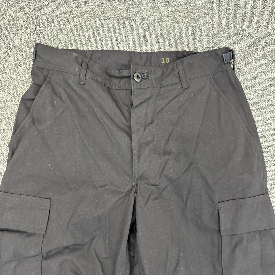 【米軍実物】97年製 BDUパンツ BLACK 357 S-S 黒リップストップ