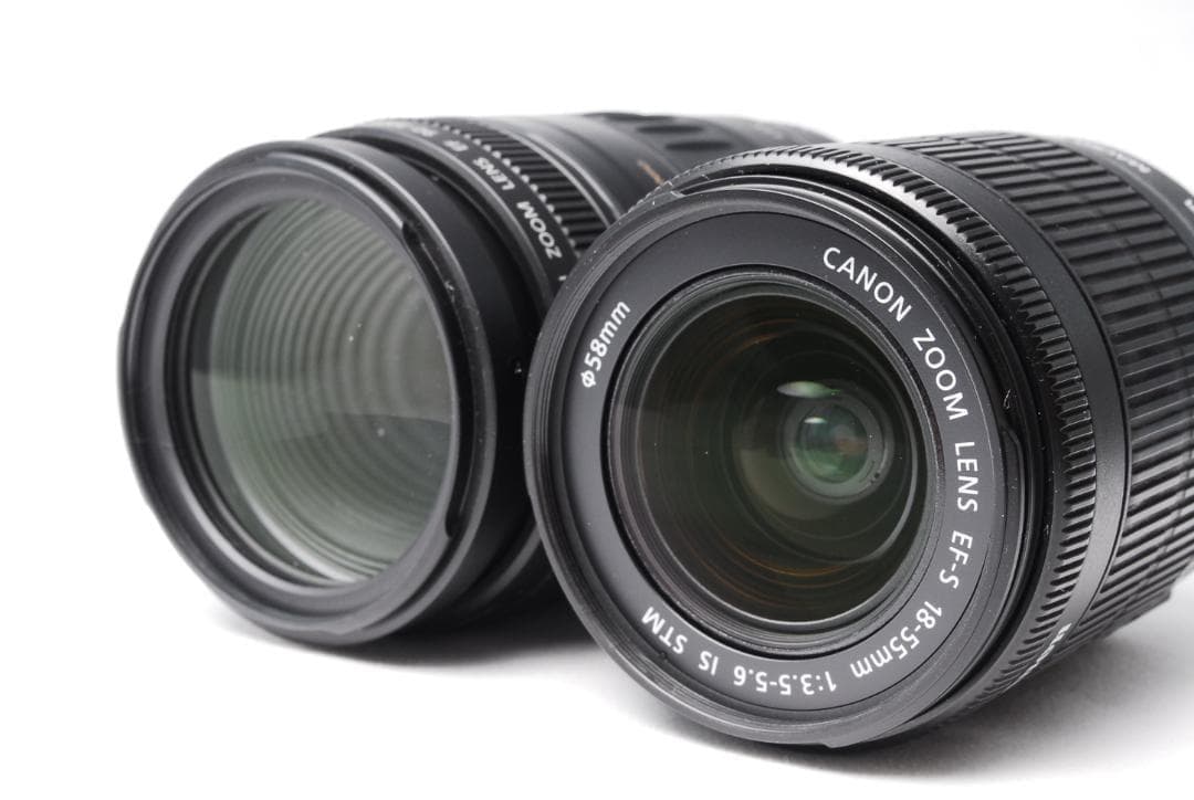 Canon Kiss X7 Wレンズキット 最新ＳＴＭレンズ付き スマホ転送