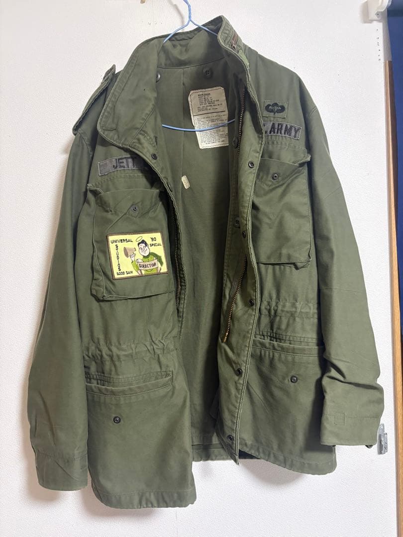 80s m65 パッチ付き scovill usa コート アメカジ