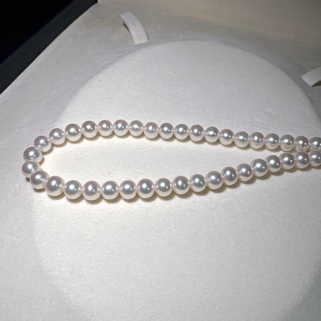 タサキ✨本真珠 ベビーパールネックレス 約41.5cm 約4.5-4.8mm