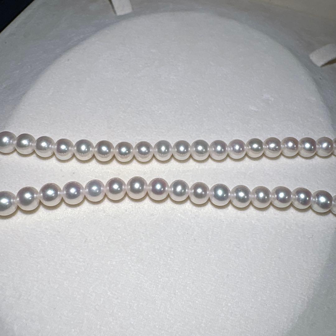 タサキ✨本真珠 ベビーパールネックレス 約41.5cm 約4.5-4.8mm