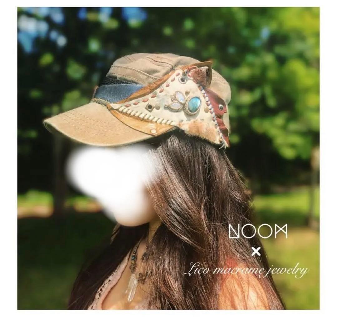 最終値下げ！NOOM×Lico macrame コラボキャップ