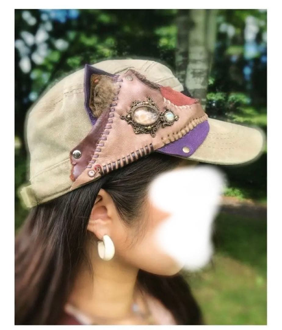 最終値下げ！NOOM×Lico macrame コラボキャップ