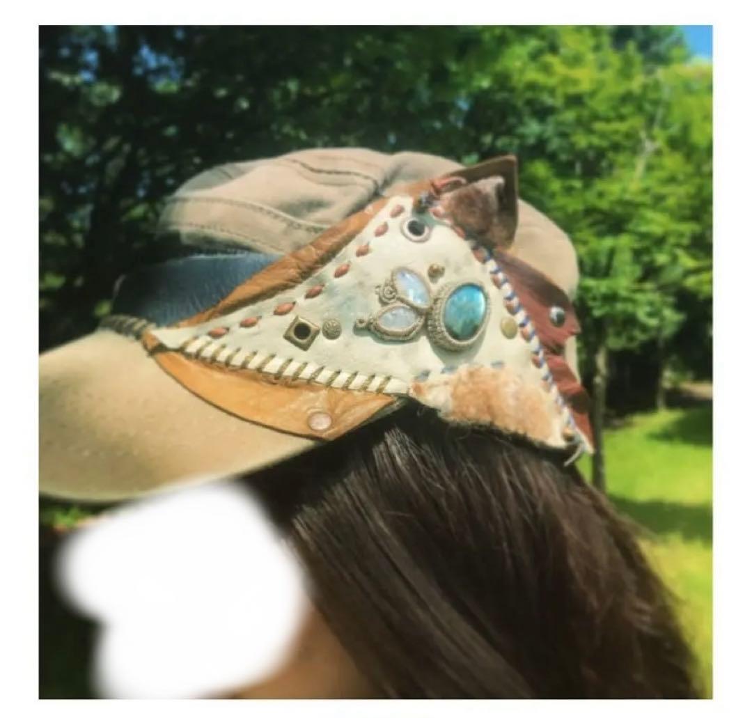 最終値下げ！NOOM×Lico macrame コラボキャップ