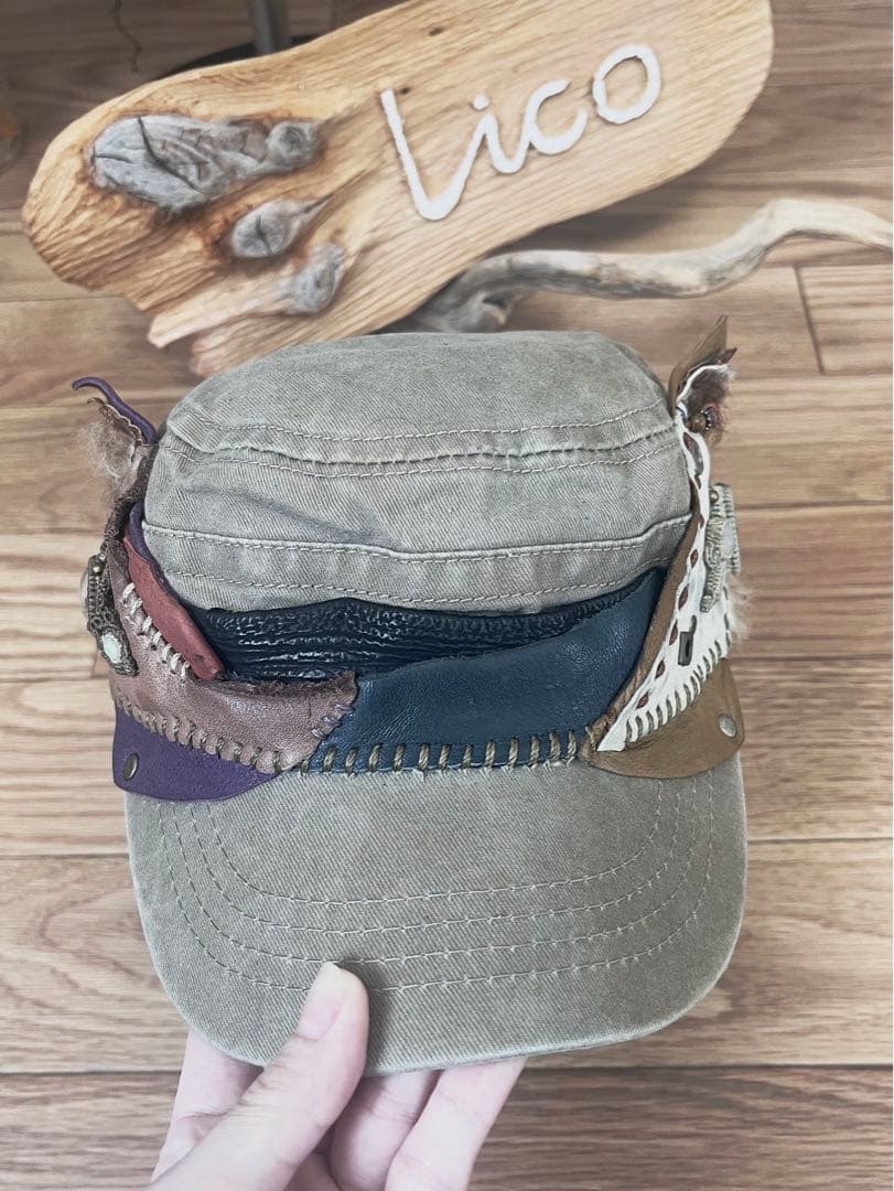 最終値下げ！NOOM×Lico macrame コラボキャップ