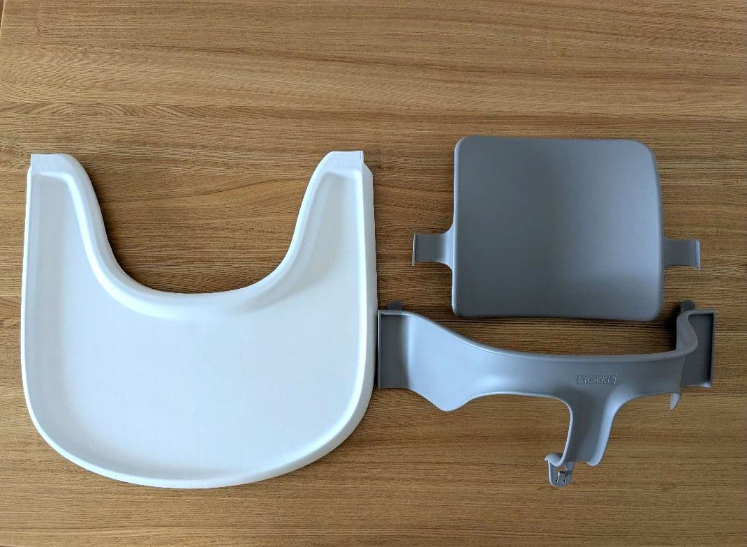 美品✨️ホワイト&グレー✨️ストッケ　ベビーセット