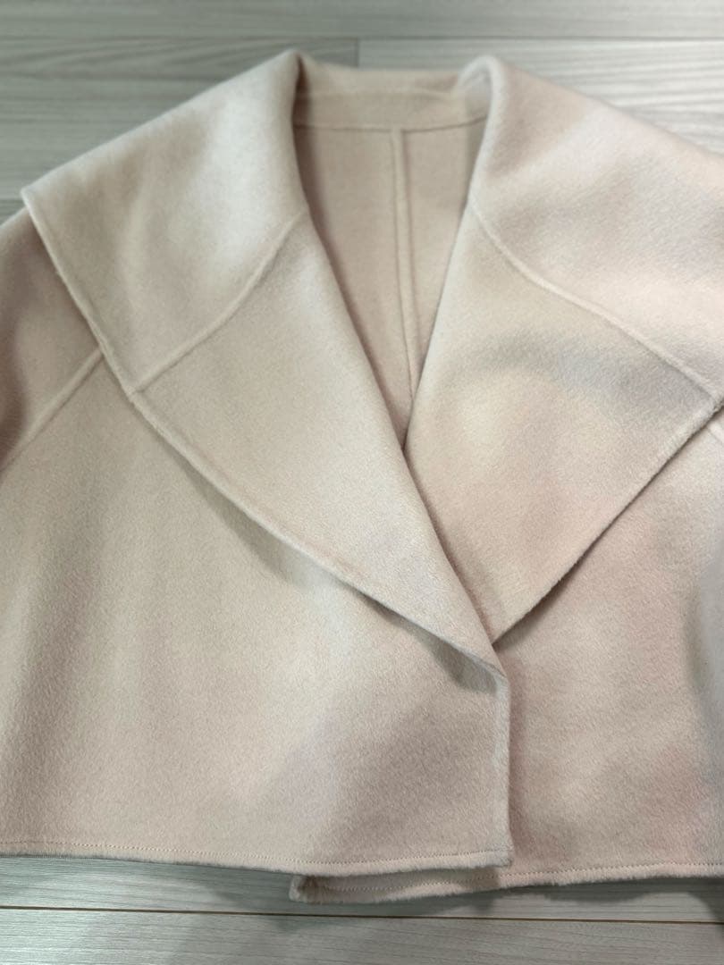 U-BIG REIMI ウールダブルフェイスショールカラーショートジャケット