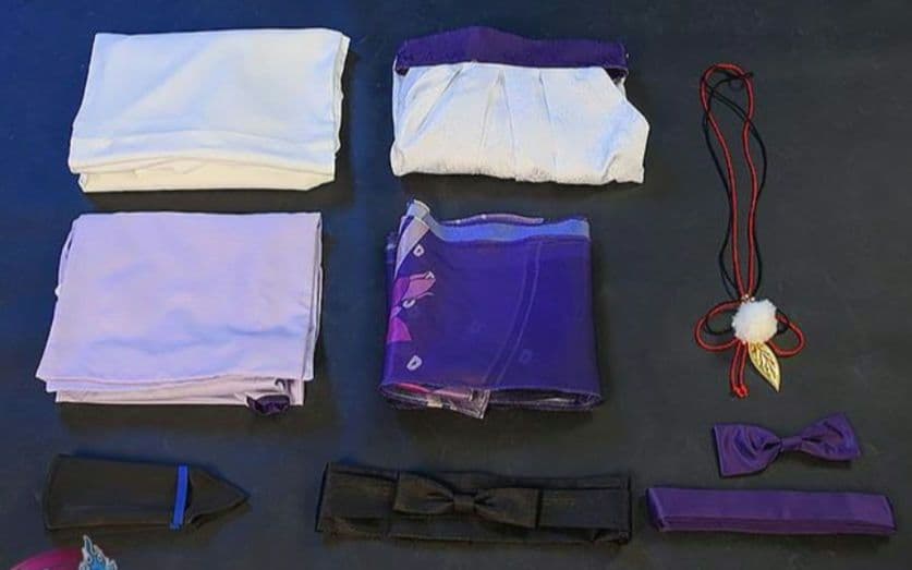 原神　傾奇者　スカラマシュ　コスプレ衣装＋ウィッグ付